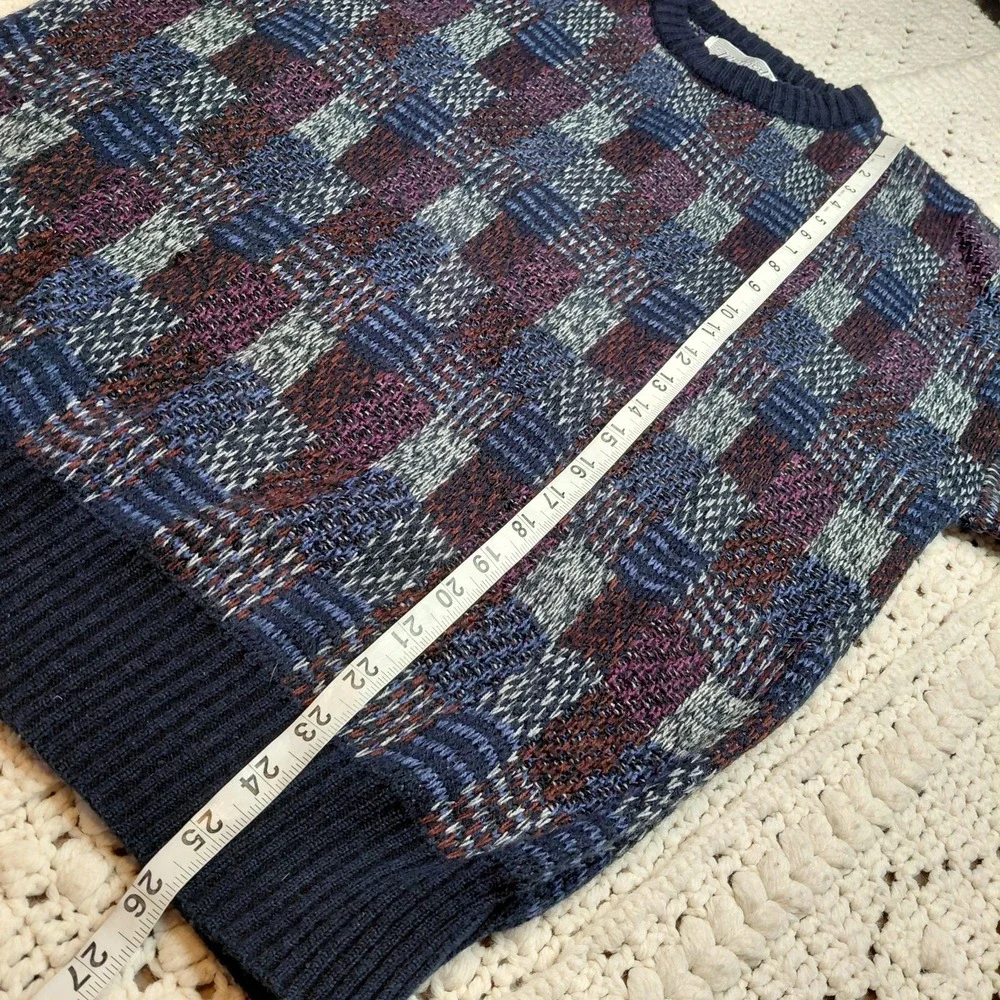 Method Sweater‎ Mens XL Multicolor Geometric Bill Cosby Grandpa Knit Pullover
